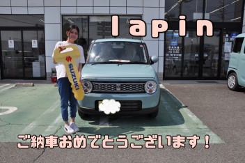 A様 ラパンご納車です！！